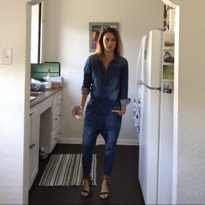 One Teaspoon Denim Utility Jumpsuit Medium Wash size X-Small